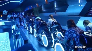 HD Amazing TRON Coaster Ridethrough  Shanghai Disneyland [upl. by Cerracchio]