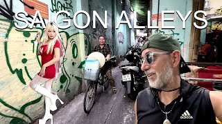 SAIGON NIGHTLIFE Vietnam ALLEYS and WALKING Streets BUI VIEN 🇻🇳 [upl. by Brass73]