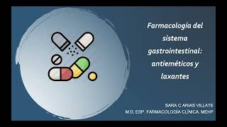 Antieméticos  Casos Clínicos Farmacoterapéuticos [upl. by Aerdnod]