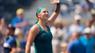 Azarenka  Wickmayer Round 2 Full US Open 2015 [upl. by Ahsyen]