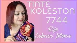 KOLESTON 7744  Cabello Rojo Cobrizo Intenso [upl. by Roshan]