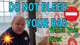 How To Bleed A Radiator  Don’t try it until you watch this [upl. by Dietsche970]