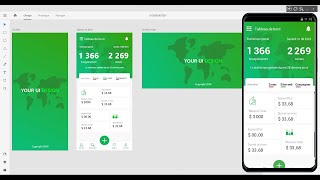 UI Design App Tableau de bord avec WinDev Mobile 25 [upl. by Odrareg]