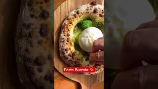 Have you tried Pesto Burrata pizza burratacheese pizzaoven cloudkitchenjourney margarita indore [upl. by Ahsien]