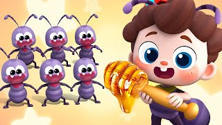 Ants Go Marching  Learn Numbers  Nursery Rhymes for Babies  BabyBus [upl. by Delfeena]