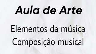 Aula sobre música Correção de Arte 8° Ano Fundamental PET 4 semana 5 musica auladeartes [upl. by Cannice]