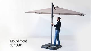 OOGarden  Parasol déporté 3x4 m Roi [upl. by Thornie561]