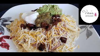 Home Made Carne Asada Nachos  Mexican Style Nachos [upl. by Ennaylil]