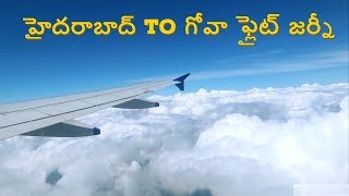 Hyderabad to Goa full Flight Journey Indigo Airlines [upl. by Eijneb]