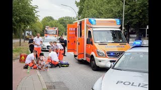 Schlimmer Unfall an der Steinbeker Hauptstraße Fünfjähriger wird von Auto erfasst [upl. by Charteris]