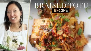 How To Make Braised Tofu  Dooboo Jorim  Recipe  In The Kitchen With The Korean Vegan [upl. by Namso]