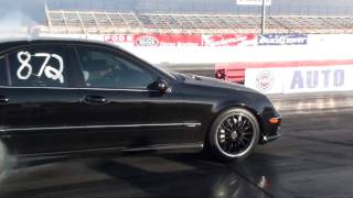 MBH Motorsports C55 AMG runs 1155 120mph New World Record [upl. by Nerrak402]