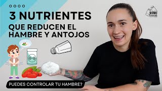 🤯3 NUTRIENTES QUE REDUCEN EL HAMBRE Y ANTOJOS  COMO CONTROLAR EL HAMBRE  Manu Echeverri [upl. by Ariajaj]