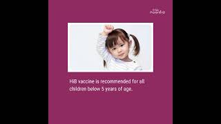 HiB Haemophilus Influenzae Type B Vaccine  Is Your Child Protected with It [upl. by Eul]