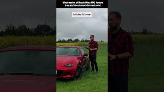 Mazda Miata mx5 review [upl. by Ynittirb341]