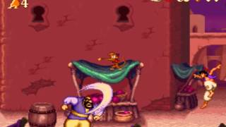 Aladdin Game Super Nintendo Fase 3 [upl. by Elleuqar]