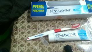 Sensodyne Sensitive Toothpaste hows it works and Uses [upl. by Assirolc]