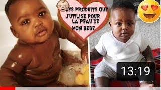 LES PRODUITS QUE JUTILISE POUR LA PEAU DE MON BEBE cette video ENFIN  AMOR AMOUR [upl. by Toor584]