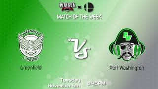 Greenfield vs Port Washington  SSBU Playoffs [upl. by Electra786]