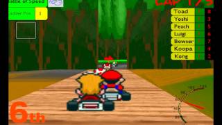 Mario Kart Gameplay and Commentary [upl. by Odelinda787]