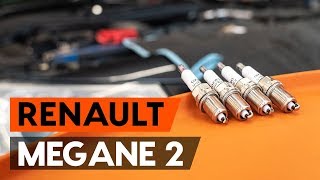 Hvordan bytte tennplugger der på RENAULT MEGANE 2 LM BRUKSANVISNING AUTODOC [upl. by Hazlip182]