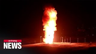 US military tests nuclearcapable Minuteman III ICBM [upl. by Linders]