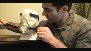 Quattro ResMed Full Face CPAP Mask Fitting and Assembly Video [upl. by Ieso616]