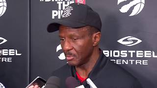 Raptors Practice Dwane Casey  November 28 2017 [upl. by Ycats92]