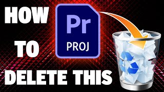 How To Delete Projects In Premiere Pro  Quick How To [upl. by Thinia421]