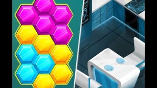 Hexa Blast Game Puzzle  Game Video  Ans32 Game [upl. by Ogir]