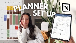 my PLANNER SYSTEM for 2024  notion setup iPad Goodnotes amp daily grind [upl. by Odlabso]