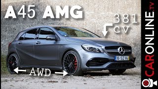 MERCEDES A45 AMG 2016  4 cilindros e 20L mais POTENTE do MERCADO Review Portugal [upl. by Filippo]