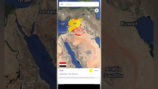 Grecia vs Siria Comparando Tamaños de Países 😱 Mapa [upl. by Acenahs274]