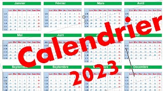 Calendrier 2023 [upl. by Shaner]