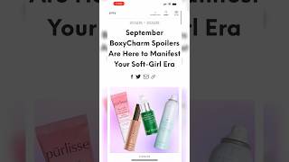 OFFICIAL SPOILERS SEPTEMBER 2024 BOXYCHARM BY IPSY • Sneak Peeks  Viruzzzka [upl. by Byrle]