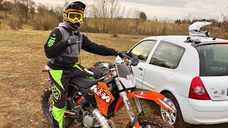 Je Test une KTM 125 EXC SPECIAL 50K [upl. by Eanat]