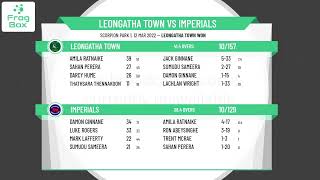 LDCA  A Grade  Division 1  Semi Final  Leongatha Town v Imperials [upl. by Hewart]