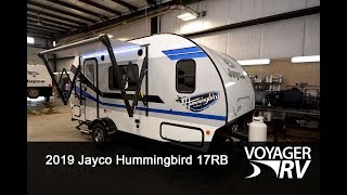 2019 Jayco Hummingbird 17RB Travel Trailer Video Tour  Voyager RV Centre [upl. by Namaan]