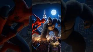 Superheroes Fighting with Kingkong shorts [upl. by Harad]