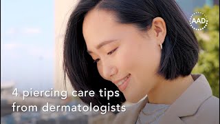 4 piercing care tips from dermatologists [upl. by Siberson]