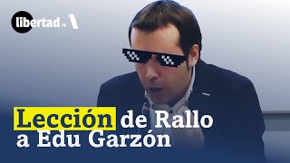 Thug Life RALLO alecciona a GARZÓN 💥 sobre mercado laboral [upl. by Haggar]