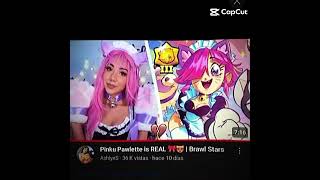 I want to become pinku pawlette ☠️capcut hearttrend brawlstarsforever brawlsrars [upl. by Anelys]