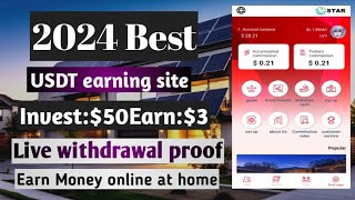 STARquot2024 best earning application sing up to get bouns rewards live withdrawal proof🤑 [upl. by Aleik]