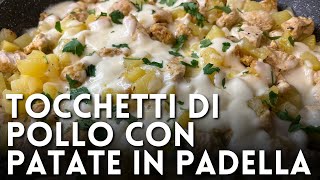 TOCCHETTI DI POLLO CON PATATE IN PADELLA di Betty e Marco  Ricetta facile e veloce [upl. by Eissak501]