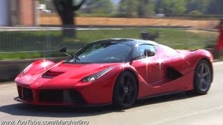 2x Ferrari LaFerrari LOUD Sounds and Accelerations [upl. by Verile]