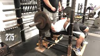 Decline bench press for a max [upl. by Annam]