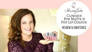 Clinique Pop Matte amp Pop Lip Colour  Primer  Review amp Swatches  ShaneeJudee [upl. by Baxy]