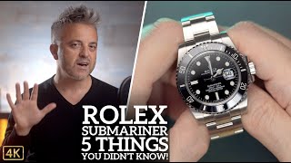 ROLEX Submariner 5 things you didnt know [upl. by Iznek]