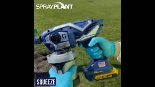 How to Prime a Graco Airless Cordless Handheld Battery Sprayer so its Ready to Spray [upl. by Cressi]