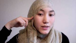 Hana Tajima Shawl Tutorial  Pashmina style [upl. by Eatnuahs432]